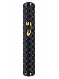 בית מזוזה דגם יהלום Diamond שחור זהב