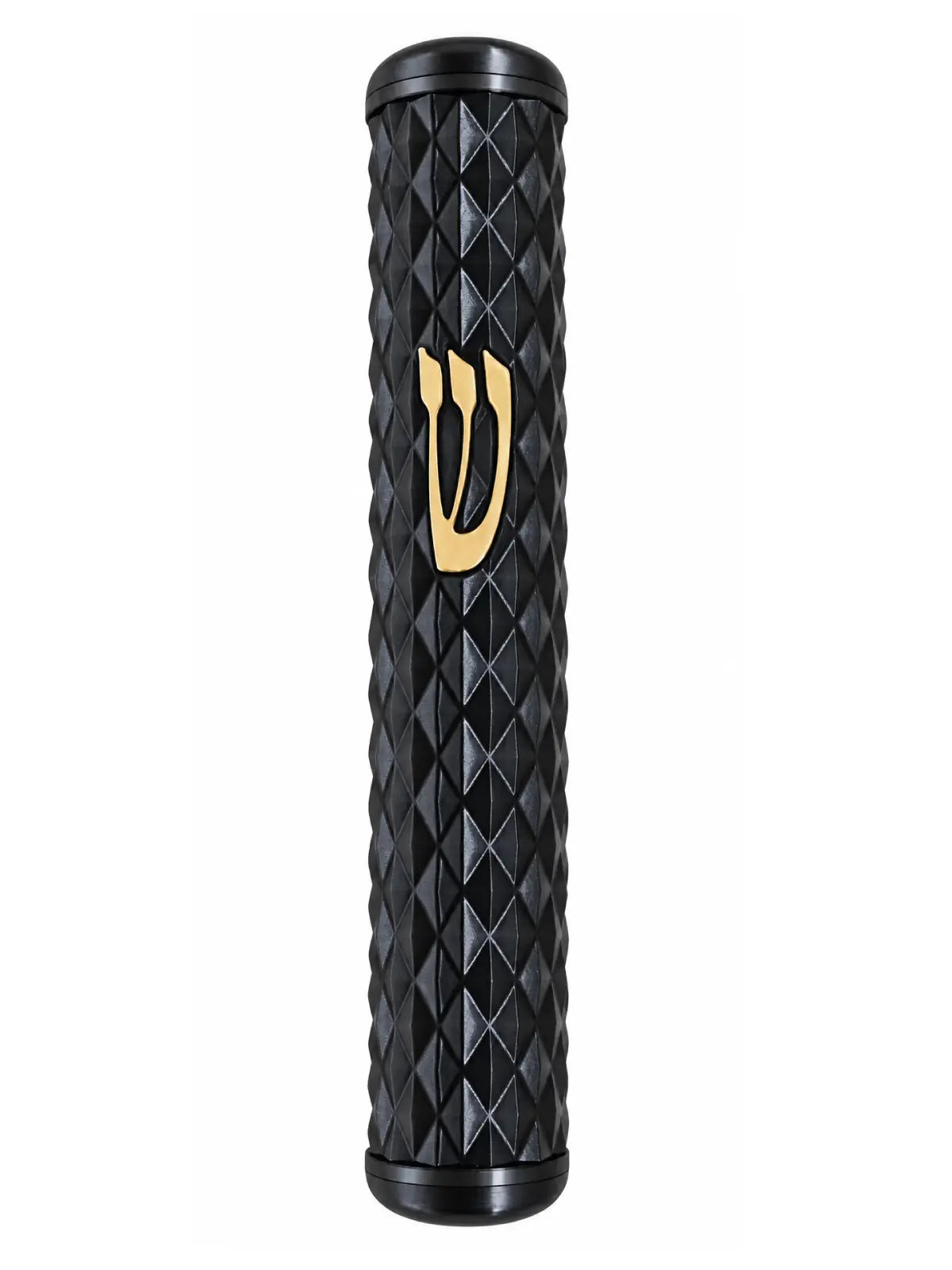 בית מזוזה דגם יהלום Diamond שחור זהב