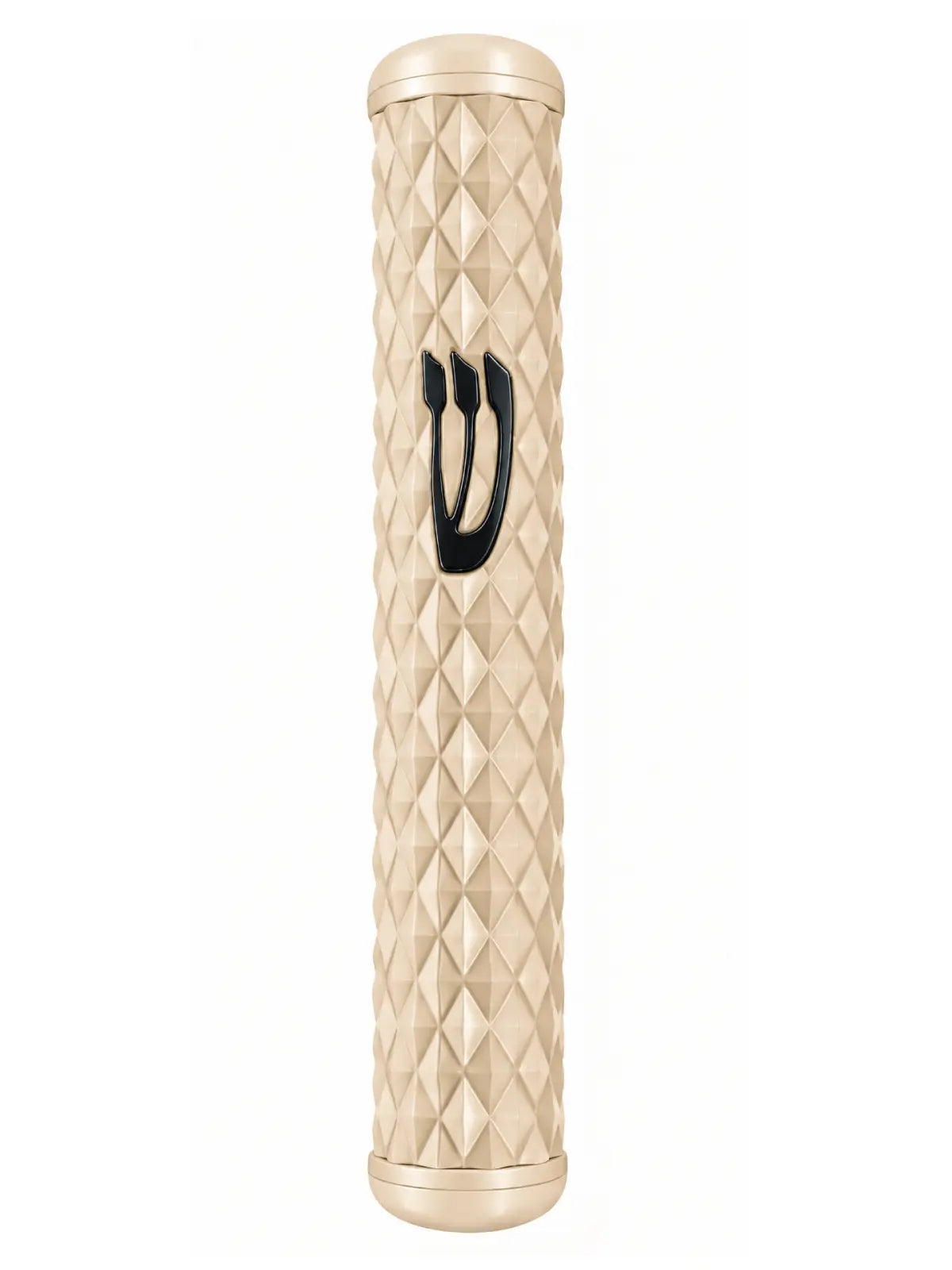 בית מזוזה דגם יהלום Diamond  בז' שחור
