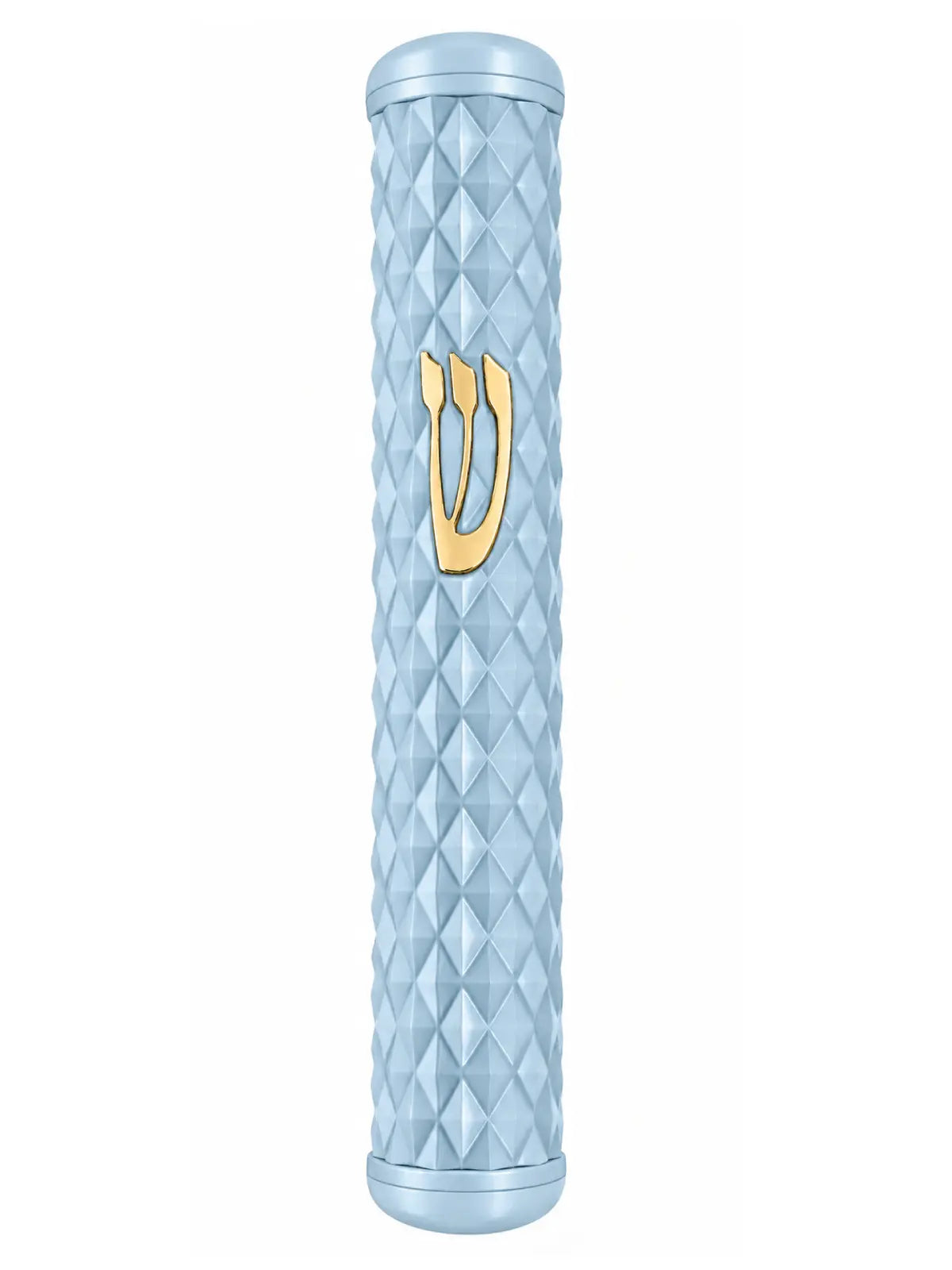 בית מזוזה דגם יהלום Diamond כחול זהב