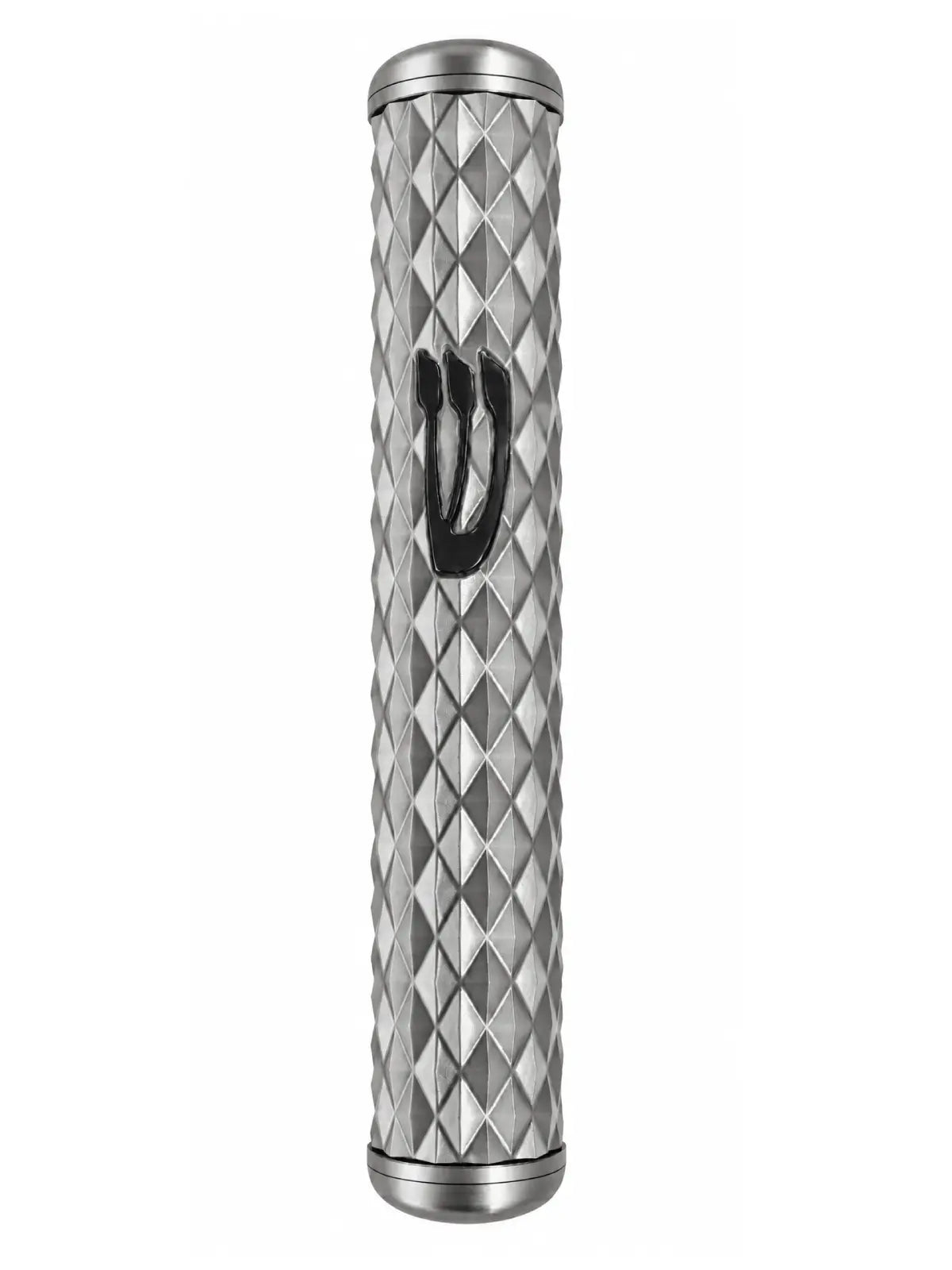 בית מזוזה דגם יהלום Diamond כסוף שחור