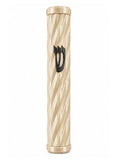 בית מזוזה דגם יהלום Diamond בז' שחור
