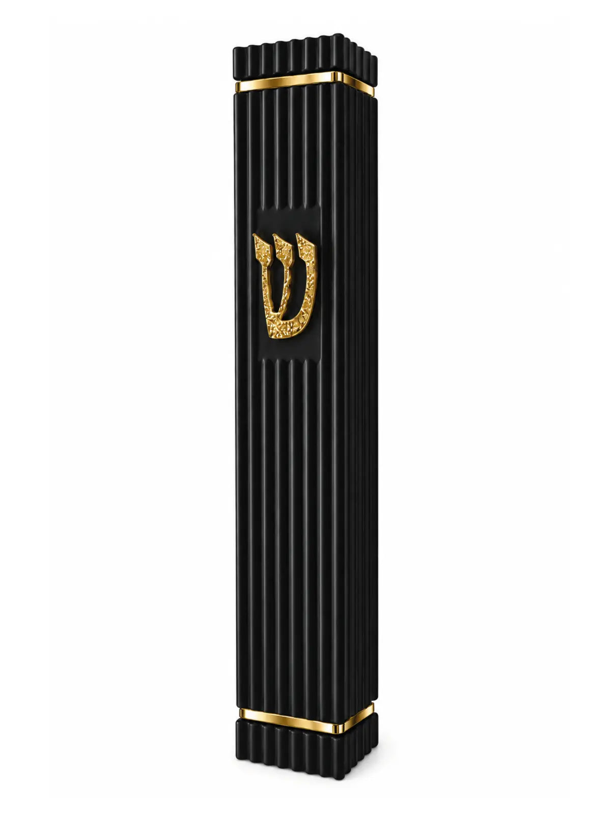 בית מזוזה דגם הרמוניה Harmony שחור זהב