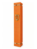 בית מזוזה דגם הרמוניה Harmony כתום זהב