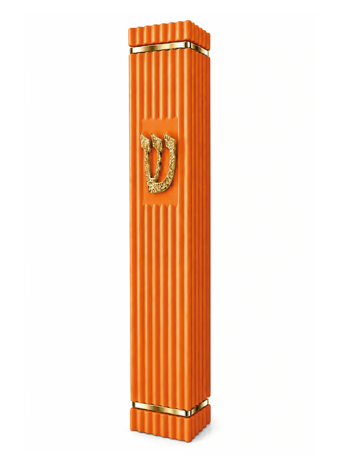 בית מזוזה דגם הרמוניה Harmony כתום זהב