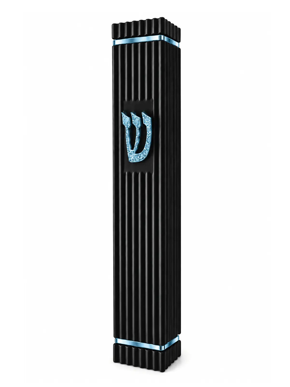 בית מזוזה דגם הרמוניה Harmony שחור כחול