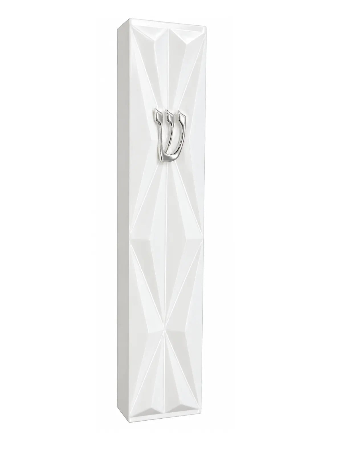 בית מזוזה דגם אור Lumina לבן כסוף
