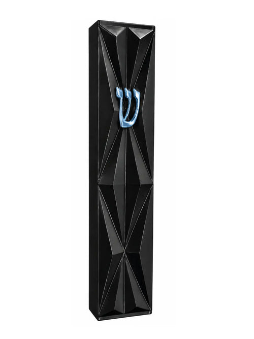 בית מזוזה דגם אור Lumina  שחור כחול