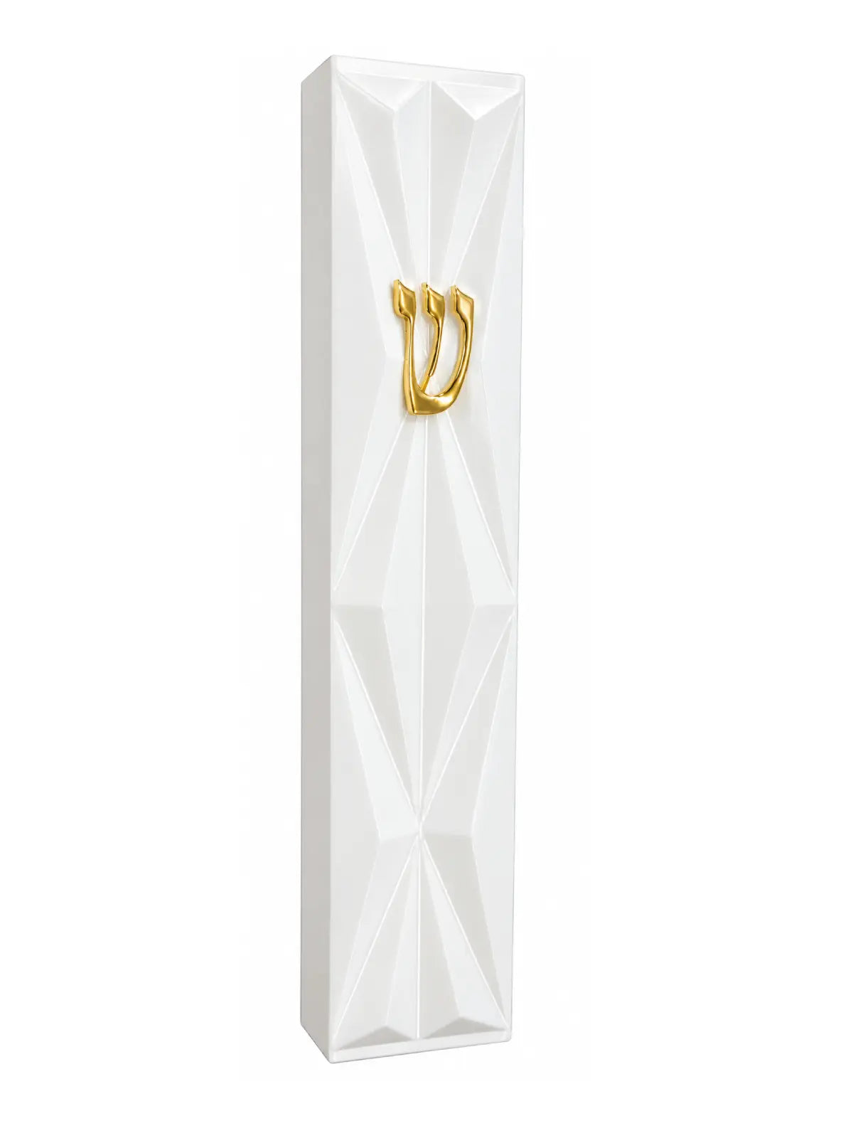 בית מזוזה דגם אור Lumina לבן זהב